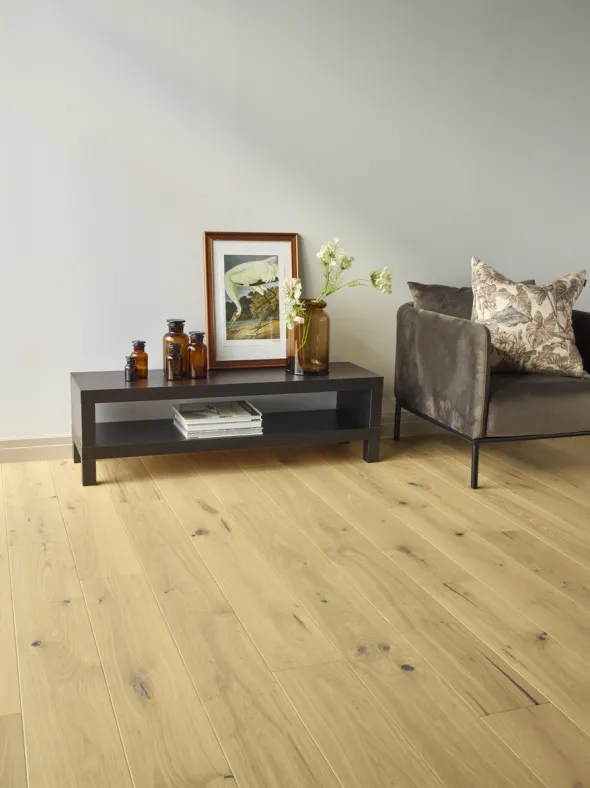 Saga Premium Limestone Oak Parkett