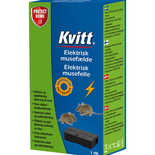 SBM Life Science Elektrisk Musefelle Kvitt