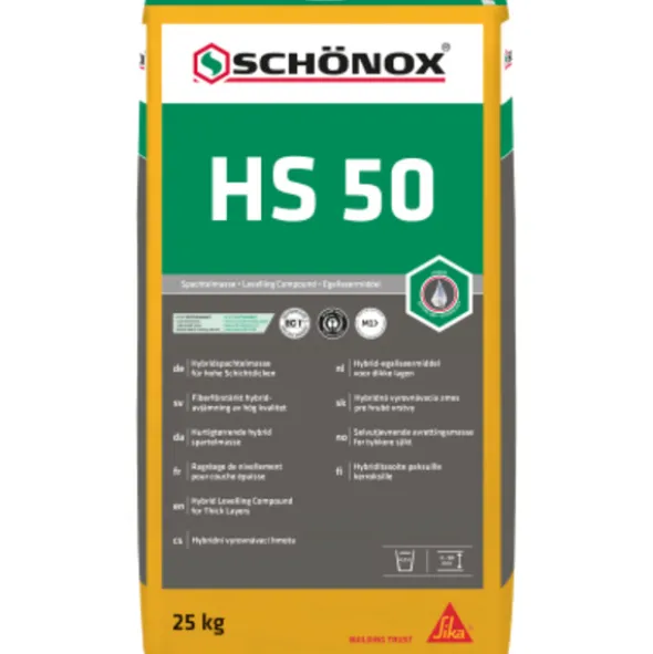 Schønox Avrettingsmasse Gulvsparkel HS 50 25kg