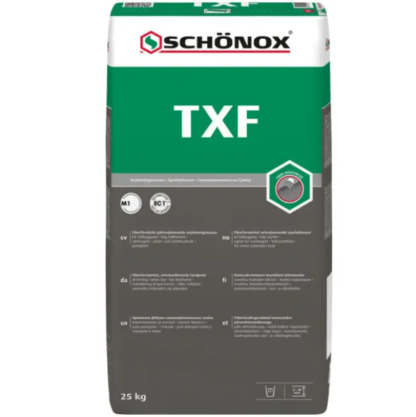 Schønox Avrettingsmasse Gulvsparkel TXF 25kg