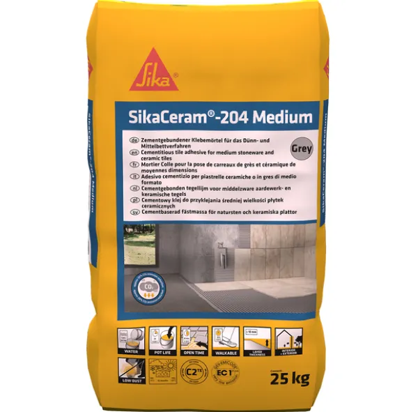 SikaCeram Flislim 204 Medium Allround Grå 25kg