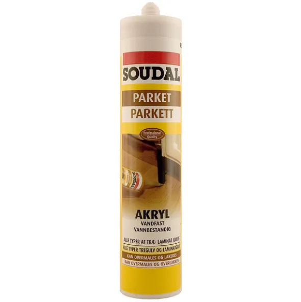 Soudal Parkettkitt Mørk Grå 300 ml