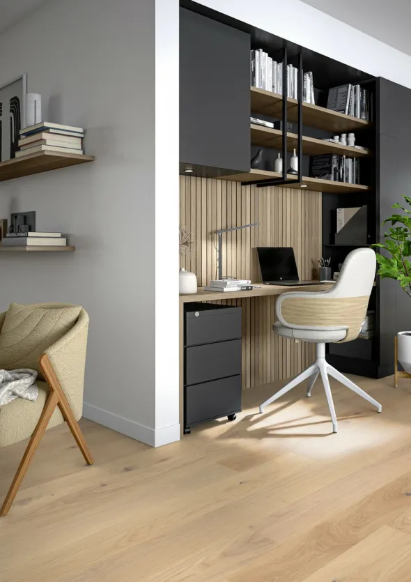 Tarkett Grace White Canvas Oak Parkett