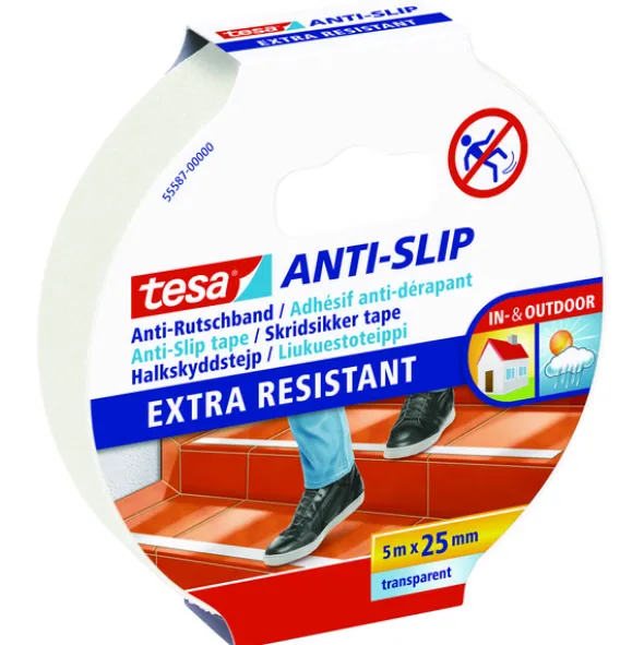 Tesa Antiskli Tape Transparent 25 mm x 5 m