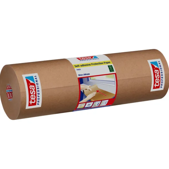 Tesa Beskyttelsespapir Selvklebende M 300mmx50m