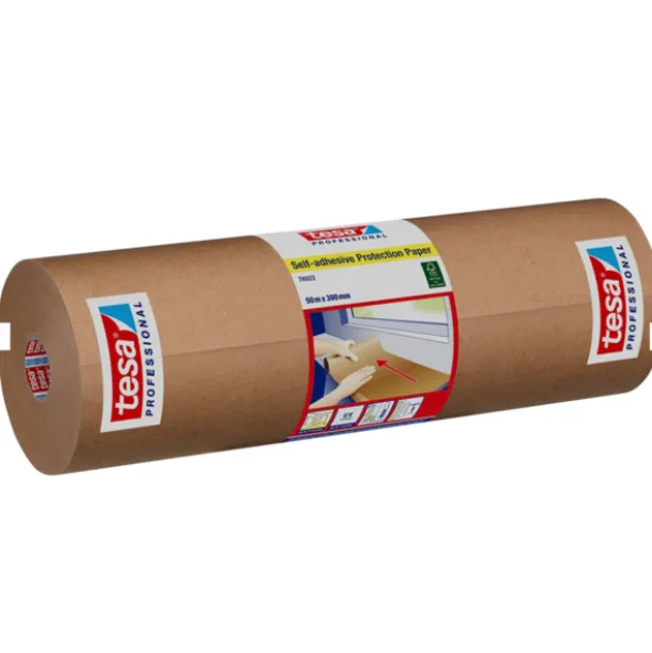 Tesa Beskyttelsespapir Selvklebende M 300mmx50m