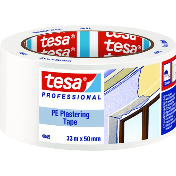 Tesa Byggtape Hvit - 50 mm x 33 m
