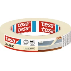 Tesa Classic Maskeringstape - Beige 19 mm x 50 m