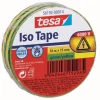 Tesa Elektrotape Gul/Grønn 15 mm x 10 m