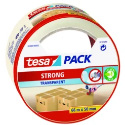 Tesa Embalasjetape Klar 50 mm x 66 m