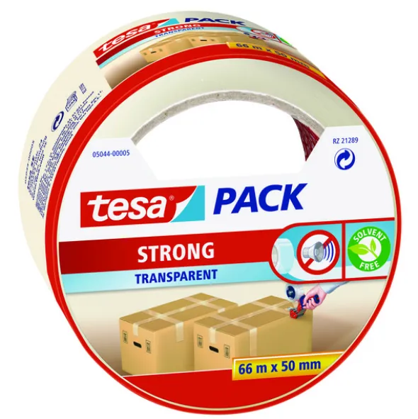 Tesa Embalasjetape Klar 50 mm x 66 m