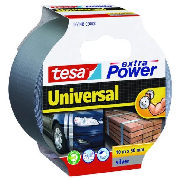 Tesa Lerretstape Ekstra Power Grå 50 mm x 10 m