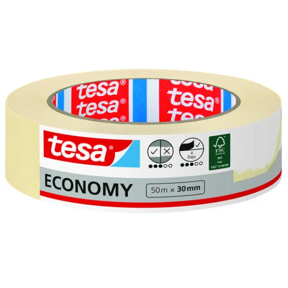 Tesa Maskeringstape Economy 50m x 30mm