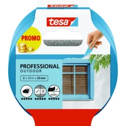 Tesa Precision Maskeringstape Ute 2 pk - 25 mm x 25 m