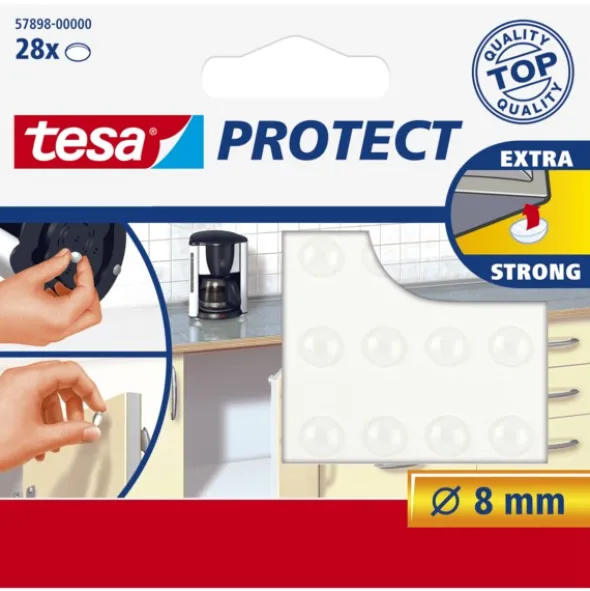 Tesa Silikonknott - Transparent ø8 mm