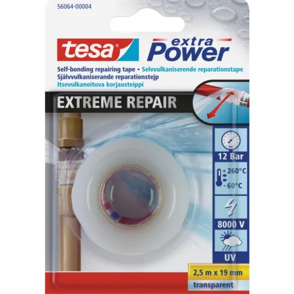 Tesa Silikontape Transparent 19 mm x 2,5 m