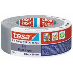 Tesa Tekstiltape Pro Sølvgrå 50 mm x 50m