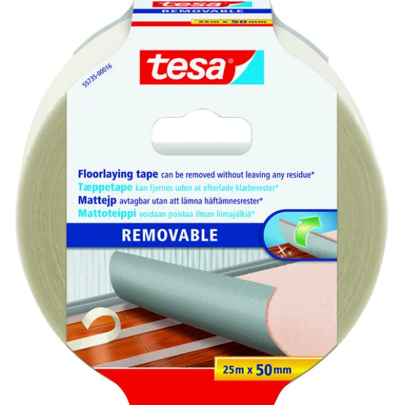 Tesa Teppetape Avtagbar 50 mm x 7 m