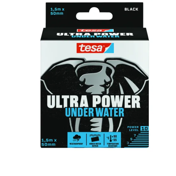 Tesa Ultra Power Under Vann - Sort 50 mm x 1,5 m