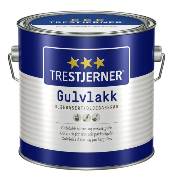 Trestjerner Gulvlakk Oljebasert Silkematt