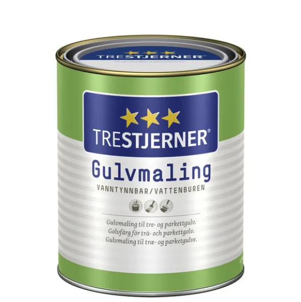 Trestjerner Gulvmaling Halvblank
