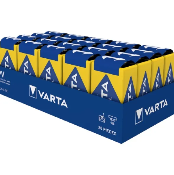 Varta Batteri Alkaline Industrial Pro 6Lr61/9V 20pk