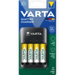 Varta Batterilader Quatro Inkl 4xAA 2100mAh