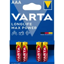 Varta Batteri Longlife Max Power AAA 4pk