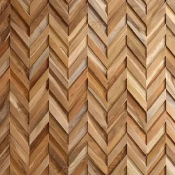 VEGGBEKLEDNING CHEVRON TEAK22760410