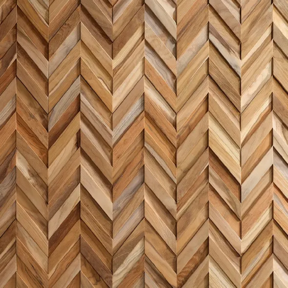 VEGGBEKLEDNING CHEVRON TEAK22760410