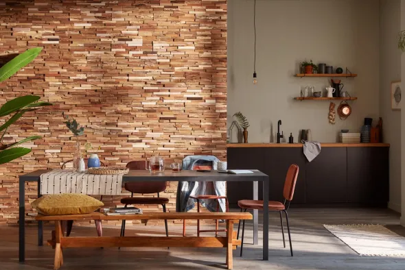 VEGGBEKLEDNING COLORADO TEAK 22760202