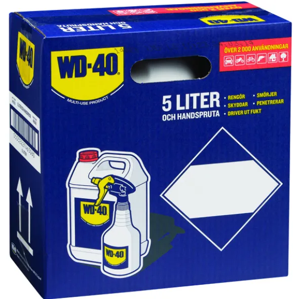 WD-40 Multispray M/Pumpeflaske - 5 l