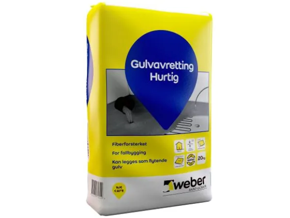 Weber 4325 Gulvaretting Hurtig 20 kg